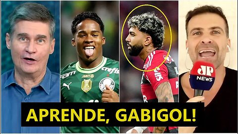 "OLHA ISSO! O Endrick vai SER CAMPEÃO JOGANDO MUITO, já o Gabigol..." Palmeiras DÁ AULA ao Flamengo!
