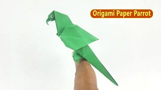 Origami Parrot Easy Step by Step - DIY Paper Crafts