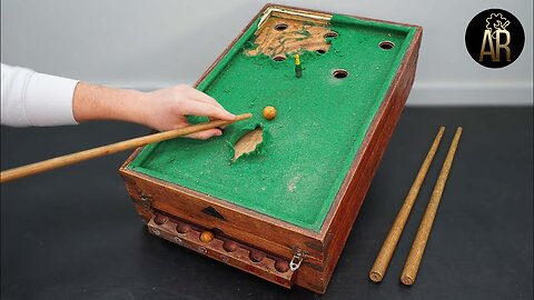 Bar billiards restoration 1933s - Pool table Restore Mercier le Champagne