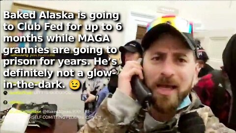 Glow-In-the-Dark Baked Alaska Blames Trump for His Going to Club Fed, Calls Him an NFT Salesman