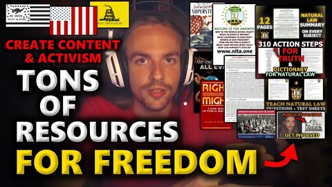 TONS Of Resources For Freedom! Everything You Need - Activism & Content Creation Guidance