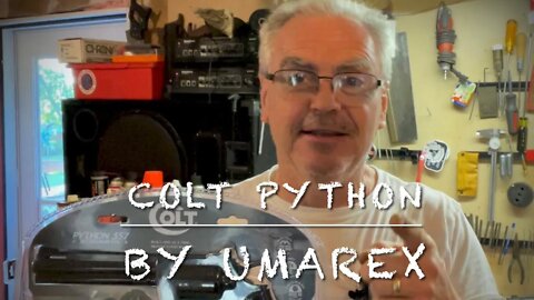 Colt Python 357 by Umarex co2 powered BB revolver unboxing and first shots, chronograph test!