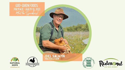 Join Joel Salatin at Polyface Farm for God-Given Food!