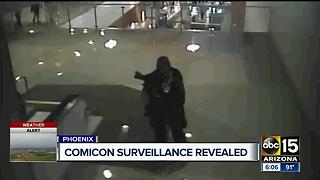Surveillance video shows armed suspect at Phoenix Comicon