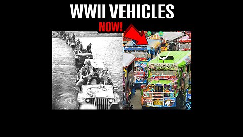 The U.S World war II Military vehicles in Philippines