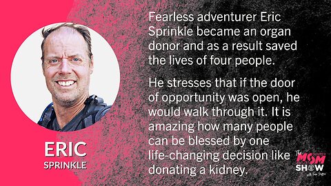 Ep. 487 - Selfless Donation of Kidney Results in New Life for Four People - Eric Sprinkle