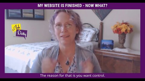 My website is finish - now what ?