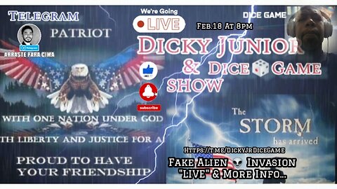 Fake Alien 👽 Invasion "LIVE" On TELEGRAM: DickyJr & Dice🎲Game Show. #VishusTv 📺