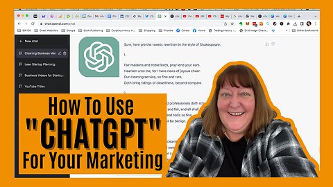 How To Use ChatGPT To Market Your Business Online