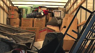 Stolen moving truck recovered but Loveland woman says she can't get her belongings back
