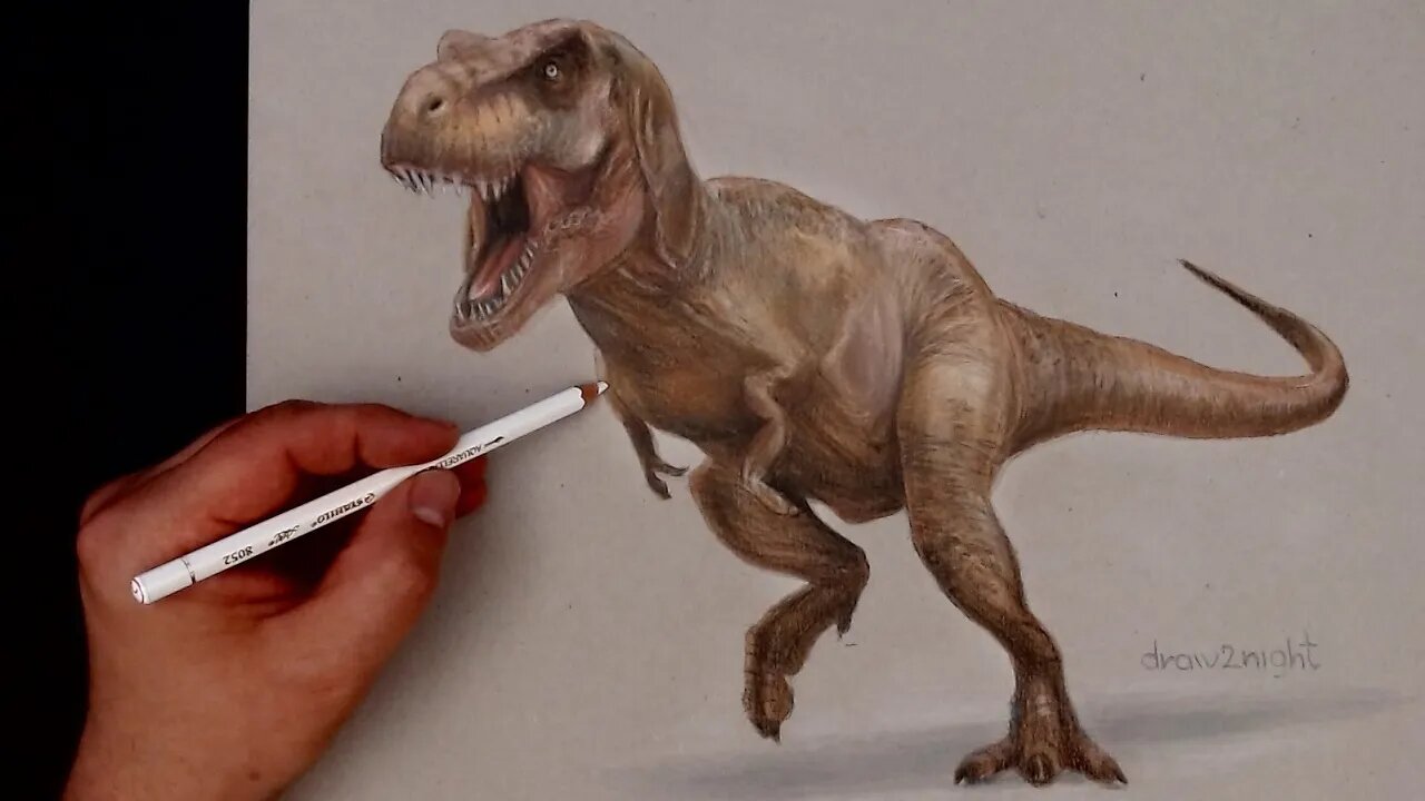 🔴 LIVE - Drawing the OG T. rex Roberta ✍️🦖 | By Artwork by Aram  PapazyanFacebook