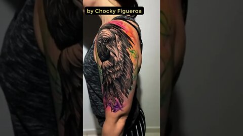Stunning work by Chocky Figueroa #shorts #tattoos #inked #youtubeshorts