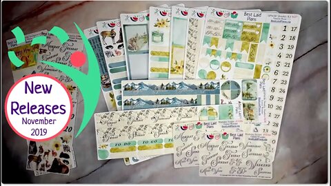 Plans That Stick Planner Sticker New Releases Vanilla Rose, Forest Wonder - Leafy Treetops EC HP BJ