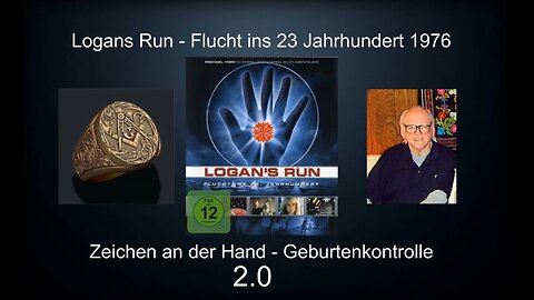 Logans Run 1976 Film deutsch Transhumanisten Science fiction Zeichen Hand Theosophie