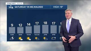 Sunny, breezy and cold on Saturday