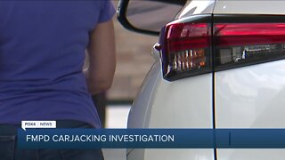 Armed carjacking caught on gas station surveillance camera