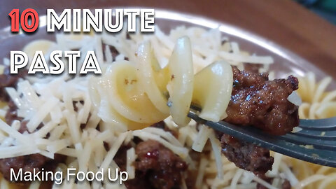 Pasta with Meat Sauce | Making Food Up