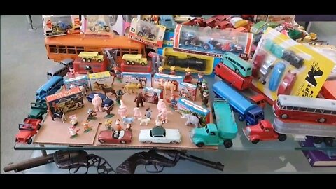 buddy l, Citroën, Kingsbury, Kelmet, Meccano...... antique toy montage with music