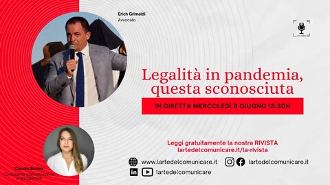 Legalità in pandemia, questa sconosciuta - intervista all'avvocato Grimaldi