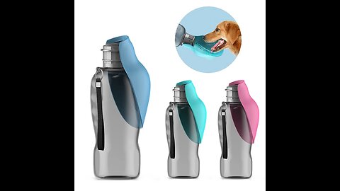 800ml Portable pet Water Bottle For Small Medium pet Dogs Drinking Bowl Puppy Cat Feeder