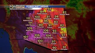 Storm chances increase a bit through the weekend