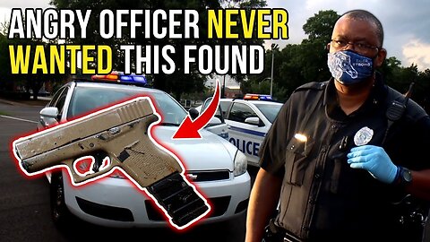 Angry Police Officer Never Wanted This Found Magnet Fishing!! (Could've Killed Someone)