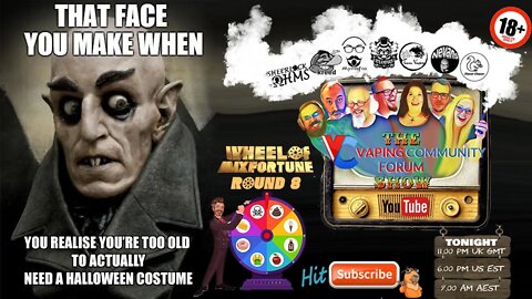 Vaping Community Episode 39: Wheel Of Mixfortune R9 - Happy Halloween!