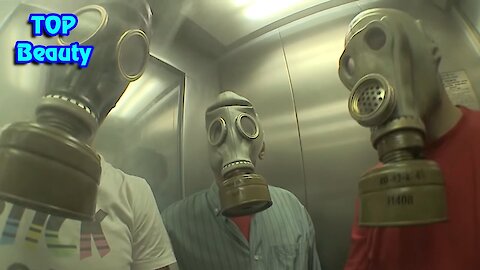 The dangerous elevator & funny video 2020 & hidden camera