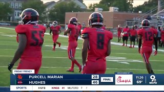Hughes tops Purcell, 46-28