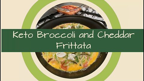 Keto Broccoli and Cheddar Frittata!