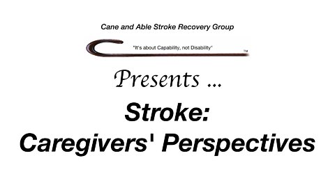 Stroke: Caregivers' Perspectives