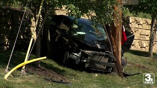 Omaha police investigating crash with several teens near 50th and Fowler