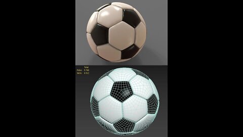 Footbal ball 3d model
