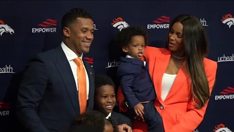 'Broncos Country, let's ride': Broncos formally introduce Russell Wilson as new quarterback
