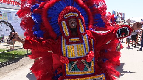 New Orleans Jazz fest 2023 Secondline x Black Masking Indian Culture
