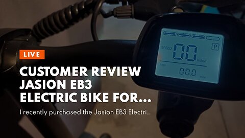 Customer Review Jasion EB3 Electric Bike for Adults 21mph Folding Adults Electric Bicycles, 350...