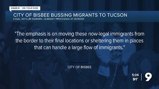 City of Bisbee relocating migrants