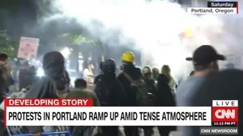 Dept Of Homeland Security Uses Tear Gas And Flash Bang Grenades On Protesters In Portland!