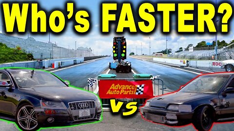 DID We Build the Fastest 1/4 mile Car for $5000? ~ JDM vs Euro FINALE