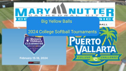 2024 College Softball Tournaments