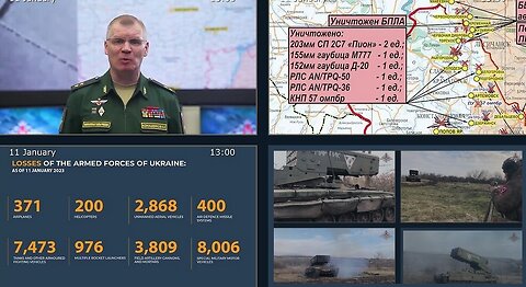 11.01.23 ⚡️Russian Defence Ministry report on the progress of the deNAZIfication of Ukraine