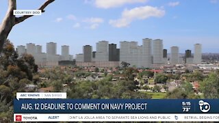 Deadline approaches to comment on Navy redevelopment project