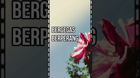 Bergegas berperang dan mendahulukan yang lebih penting di antara dua hal yang bertentangan