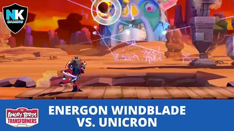 Angry Birds Transformers 2.0 - Energon Windblade vs. Unicron