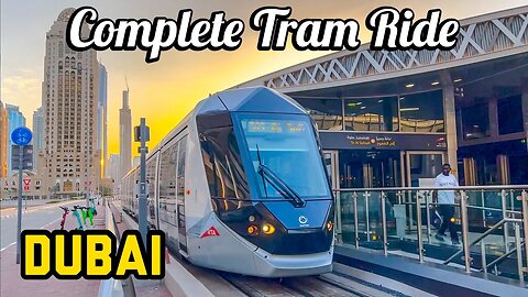 Dubai Tram Complete Ride & Experience 2023 | Dubai Marina HDR 60FPS | Abdul Haseeb | Dubai Vlog