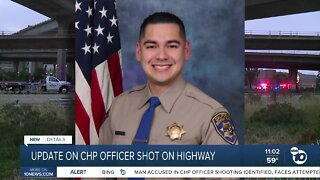 CHP provides update on injured officer and suspect arrested