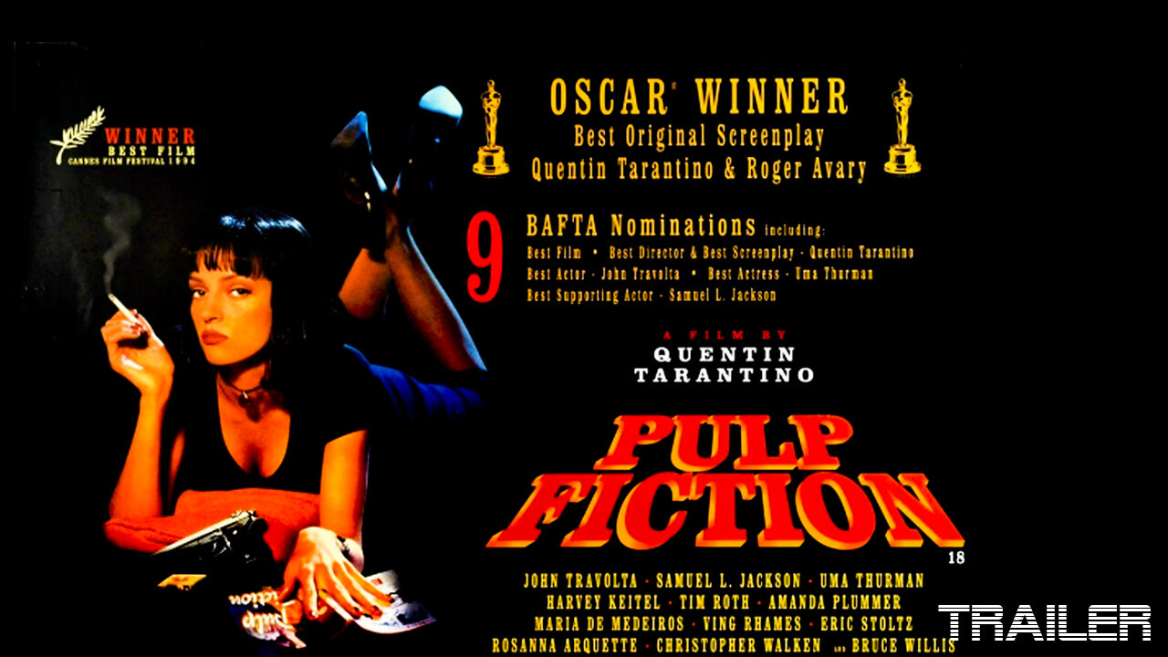 Pulp Fiction Film Promo Poster 