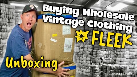 Unboxing £500 Order From FLEEK! | THE NEW Wholesale Vintage Clothing Marketplace