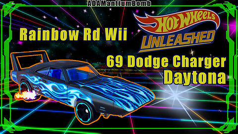 Hot Wheels Unleashed | Rainbow Road Wii - 69 Dodge Charger Daytona Online Multiplayer, Rainbow Rd Wii