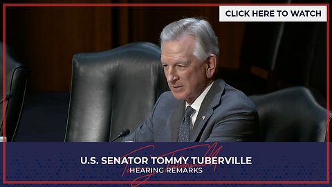 Coach Tuberville Speaks at Senate Armed Services Hearing - 3.14.2024